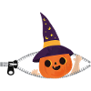 Pumpkin Witch Starry Night