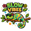 Slow Vibes Chameleon