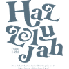 Hallelujah Lettering Psalm Motif