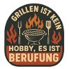 Grillen ist Berufung Patch