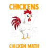 Farmer Rooster Flock Poultry Math Chicken
