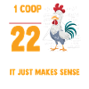 Farmer Rooster Flock Poultry Math Chicken
