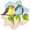 Bunte Vögel