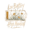 Low Battery High Meadow Wildflower Design
