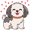 Hearty Havanese (Comic/white-grey)