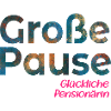 Pause - Glückliche Pensionärin