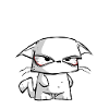 Annoyed Comic Cat "MOVE" - Sarcasm Shirt
