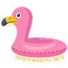 Flamingo Bouée Rose Piscine