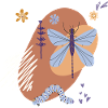 Libellule dans la nature