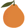 Sunlit Orange – Flat Modern Illustration