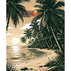 Plage asiatique