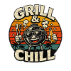 Grill & Chill Retro Sunset