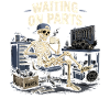 Mechanic Humor Skeleton Garage Gift