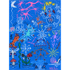 Blue Cosmic Doodle