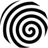 Black and White Spiral