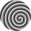 Monochrome Vortex-Kunst