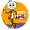 Einzig nicht artiger Strichel. Einzigartig frech
