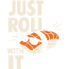 Just Roll With It Sushi Motif