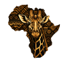 Africa Giraffes Tribal Pattern