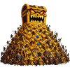 Gold Treasure Pile and Monster Chest