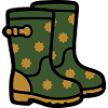 Rubber boots Gardening Muddy weather Rain