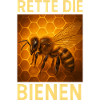 Rette Bienen: Gelborange Waben