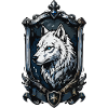 Frostwolf Wappen – Wolfenschild