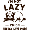 Not lazy – power saving mode