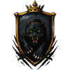 Schwarzer Panther im Adelswappen