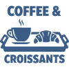 Breakfast Coffee Croissants Breakfast Funny Brunch