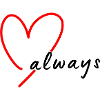 Red Sketch Heart Hand Drawing