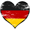Heart with German flag