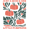 Mutter Und Kleine Kürbisse Herbst