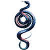 Luminous Web Snake Spiral