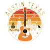 Austin Texas Guitars Sunset