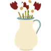 Ceramic Vase Bloom Duo