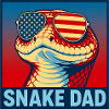 Patriotic Snake Dad – Funny Snake