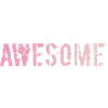 Awesome Schriftzug