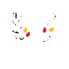 Germany Heart Flag Fan Design