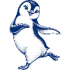 Cute dancing penguin for girls