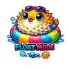 Poisson-globe en mode flottant