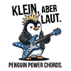 Pinguin Punk Rock Gitarre