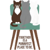 Three Cats on Purrfect Table