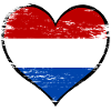 Holland heart flag used