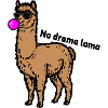 Cooles Lama - No drama lama