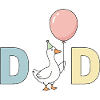Duck with Balloon Dad