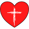 Heart Cross Design