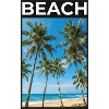 Palm Trees On The Beach Retro