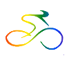 Rennrad Regenbogen