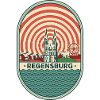 Regensburg Retro Reiseplakat